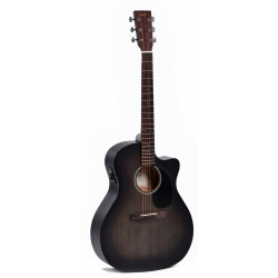 Ditson by Sigma GC-10E-TBK - Guitare électro-acoustique Grand OM Série 10 - Noir satiné