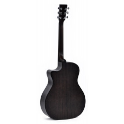 Ditson by Sigma GC-10E-TBK - Guitare électro-acoustique Grand OM Série 10 - Noir satiné