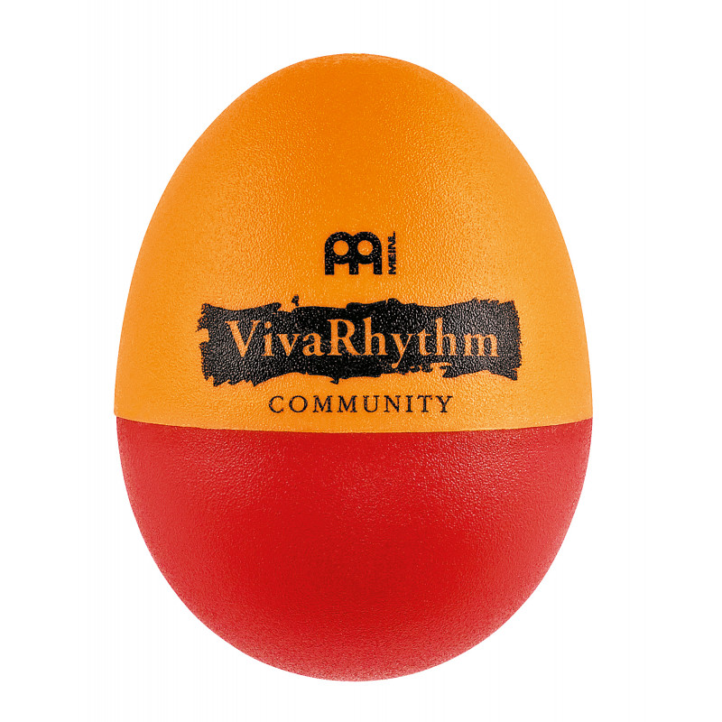 Viva Rhythm VR-ES2 - Oeuf shaker plastique - Rouge et orange