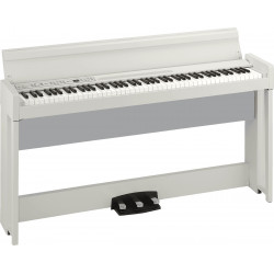Korg C1-WH - Piano numérique 88 touches avec stand - Blanc