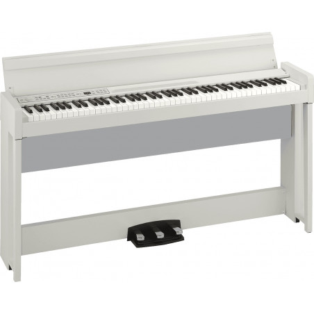Korg C1-WH - Piano numérique 88 touches avec stand - Blanc