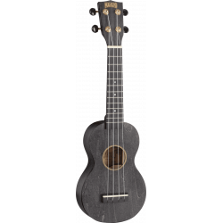 Mahalo  MS1-TBK - Ukulélé soprano slim noir satin + housse