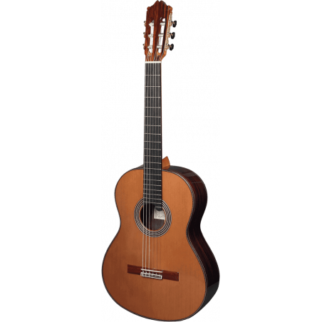 Cuenca  LINEAPRO - Guitare classique 4/4 Línea profesional cèdre massif - Naturel brillant (+ étui)