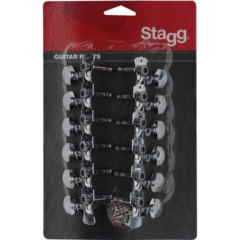 Stagg KG679 - Mécaniques - guitare folk 12 cordes 6+6 avec lyre, nickel - STOCK B