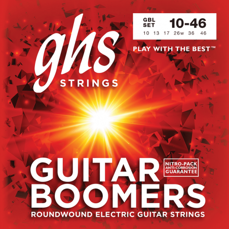 GHS GBL - Jeu de cordes Boomers guitare électrique - 10-46