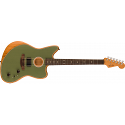 Fender Acoustasonic® Player Jazzmaster, Rosewood Fingerboard, Antique Olive