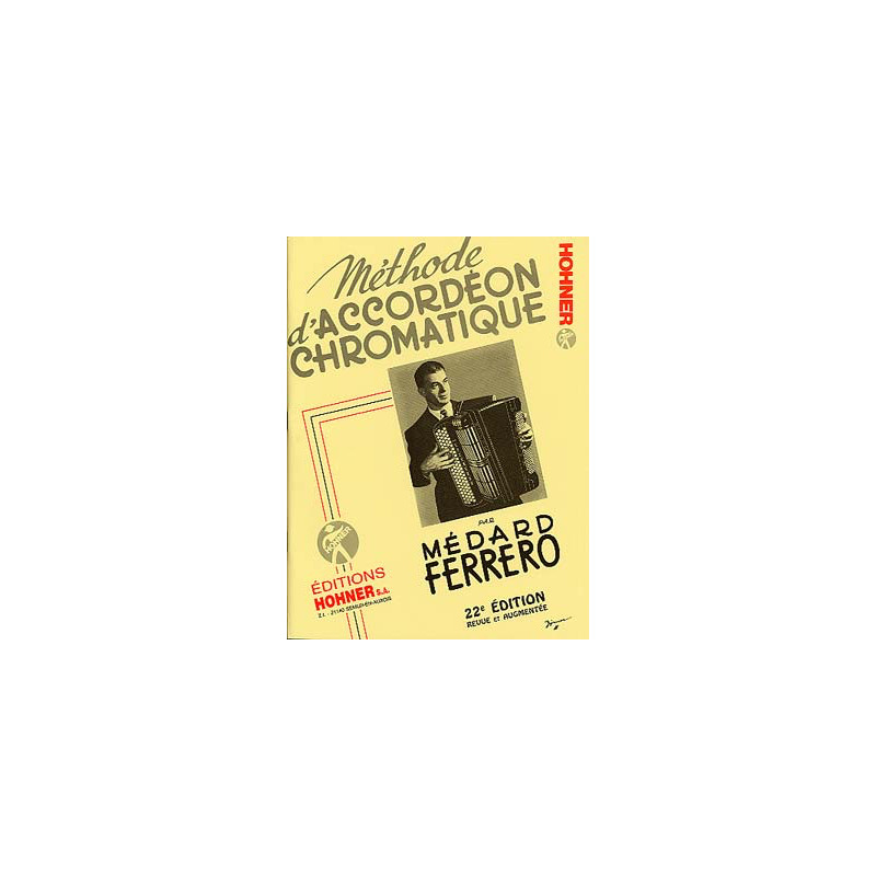 Méthode d'accordéon chromatique 2ième année - Médard Ferrero