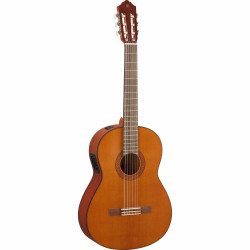 Yamaha CGX122MC - Guitare classique avec préampli et capteurs intégrés - Cedar natural