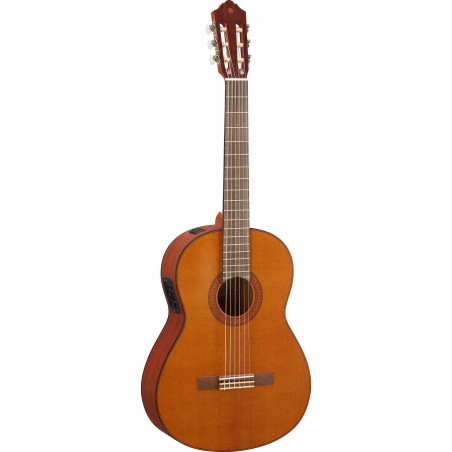 Yamaha CGX122MC - Guitare classique avec préampli et capteurs intégrés - Cedar natural