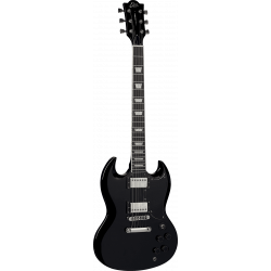 Eko DV10-BLK - Guitare électrique type SG - Black