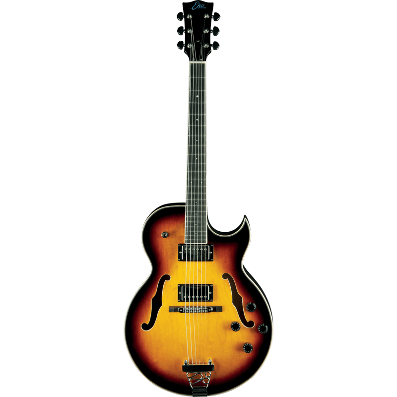 Eko SA750 - Guitare électrique Tribute hollow body - Sunburst