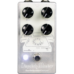 Earthquaker Devices Dispatch Master Cream / Aluminum - Pédale de reverb