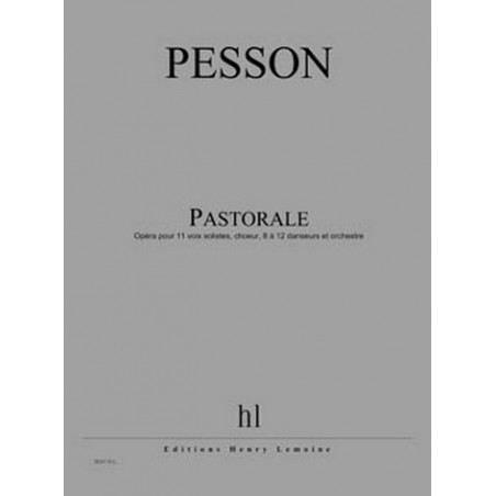 PASTORALE - Gérard Pesson