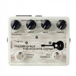 Caline CP-67 Preamp DI Box AC - Pédale de préamp /DI pour guitare acoustique
