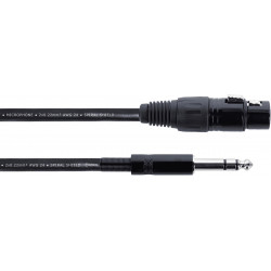 Cordial EM1FV - Câble XLR mâle-mini jack stereo 1 m