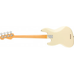 Fender American Professional II Jazz Bass Fretless, touche palissandre, Olympic White