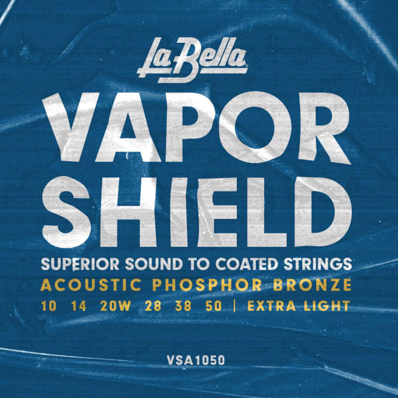 Labella Vapor Shield - Jeu de cordes guitare acoustique Phosphor Bronze - Extra Light 10-50