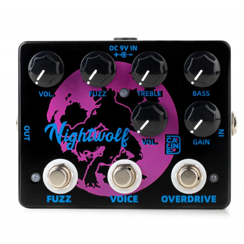 Caline DCP-08 Nightwolf - Pédale fuzz & overdrive