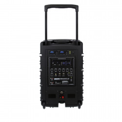 Power Acoustics BE 9412 PT V2 - Sono Portable Lecteur CD MP3/SD/USB/DIVX/Bluetooth + 2 Micros Main et 2 Serre-Tête UHF