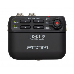 Zoom F2-BT/B - 32-bit recorder with bluetooth - includes lavalier microphone - black