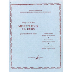 Menuet pour un Ours - Serge Lancen - Trombone et piano