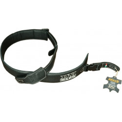 DV Mark STRAP S DV Black - Sangle en cuir largeur 55mm - logo DV Mark - couleur noire