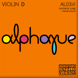 Thomastik AL03-1-2 - Corde Ré à l'unité violon 1/2 Alphayue