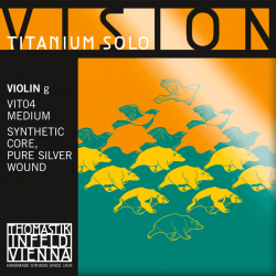 Thomastik VIT04 - Corde Sol à l'unité violon Vision Titanium Solo