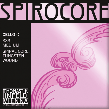 Thomastik S33 - Corde Do à l'unité violoncelle Spirocore