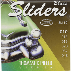 Thomastik SL110 - Jeu de cordes électriques Blues Sliders - 10-48