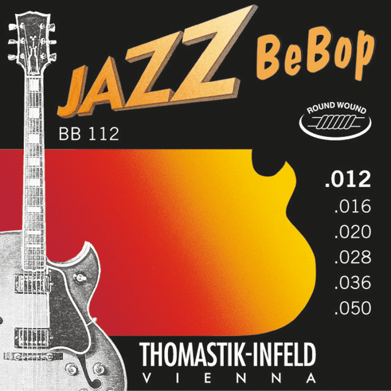 Thomastik BB112 - Jeu de cordes électriques Jazz BeBop - 12-50