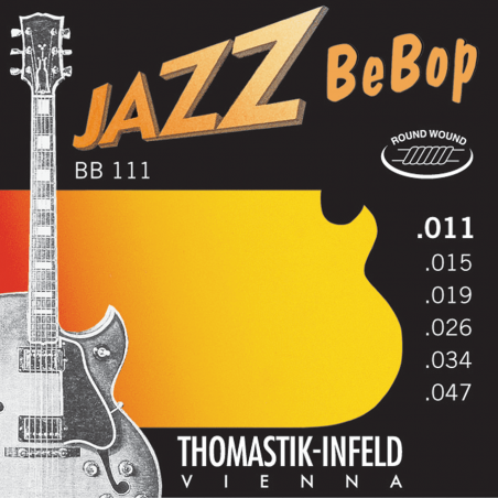 Thomastik BB111 - Jeu de cordes électriques Jazz BeBop - 11-47