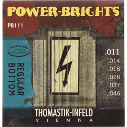 Thomastik PB111 - Jeu de cordes électriques Power Brights Heavy - 11-46