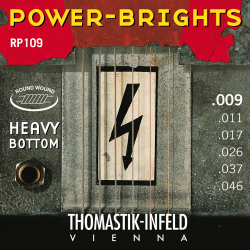 Thomastik RP109 - Jeu de cordes électriques Power Brights Heavy - 09-46