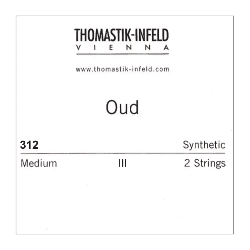 Thomastik 312 - Double-corde 3 pour Oud - synthétique
