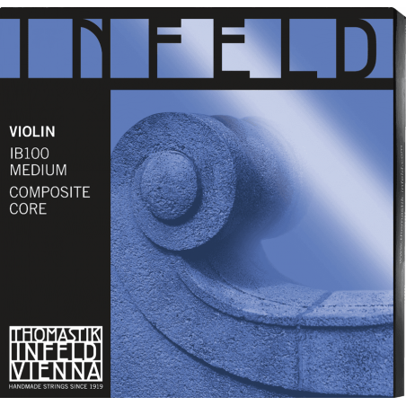 Thomastik IB100 - Jeu de cordes violon Infeld Blue - Médium