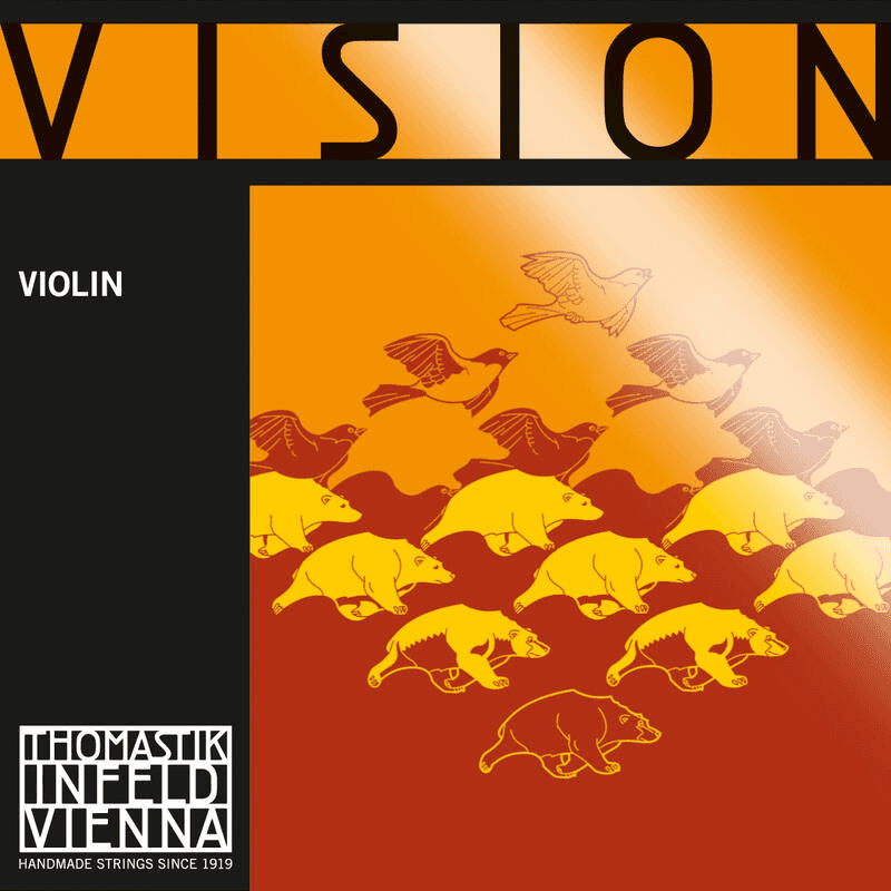 Thomastik VI100-1-2 - Jeu de cordes violon 1/2 Vision - Médium