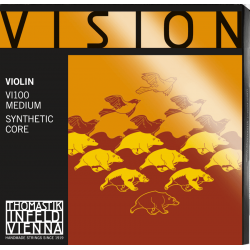 Thomastik VI100 - Jeu de cordes violon Vision - Médium