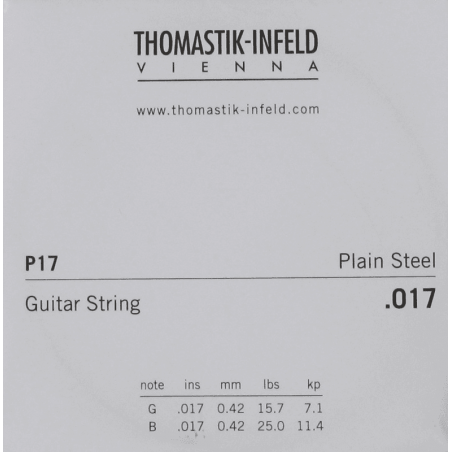 Thomastik P17 - Corde à l'unité acier - 017
