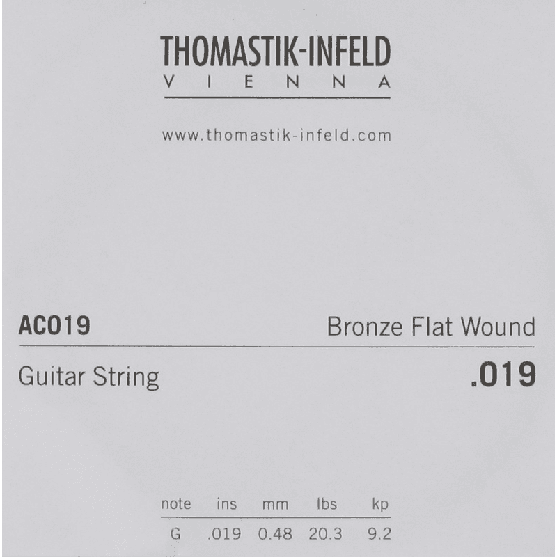 Thomastik AC019 - Corde à l'unité acoustique "Plectrum" - 019