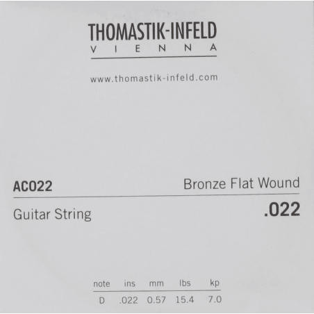 Thomastik AC022 - Corde à l'unité acoustique "Plectrum" - 022