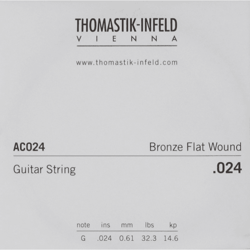 Thomastik AC024 - Corde à l'unité acoustique "Plectrum" - 024