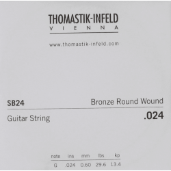 Thomastik SB24 - Corde acoustique à l'unité  "Spectrum Bronze" - 024