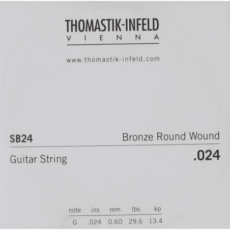 Thomastik SB24 - Corde acoustique à l'unité  "Spectrum Bronze" - 024