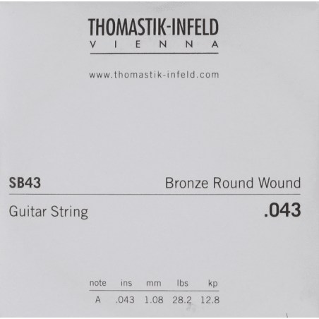 Thomastik SB43 - Corde acoustique à l'unité "Spectrum Bronze" - 043