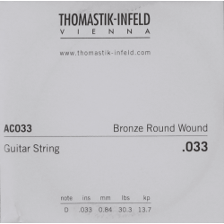 Thomastik AC033 - Corde à l'unité acoustique "Plectrum" - 033