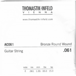Thomastik AC061 - Corde acoustique à l'unité "Plectrum" - 061