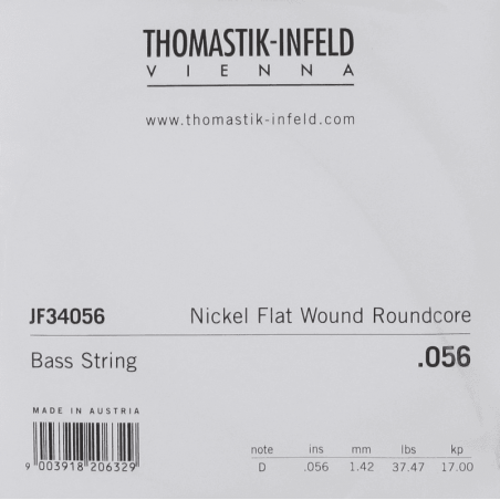Thomastik JF34056 - Corde à l'unité Jazz Bass Flat Wound - 056