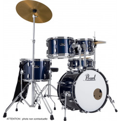 Pearl Roadshow 5 fûts Jazz 18" -  Royal Blue Metallic + pack Sabian Solar 2 cymbales