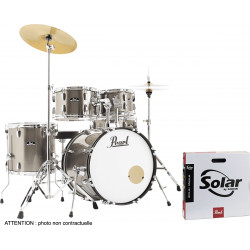 Pearl RSS505CC-31 Roadshow Fusion 20'' 5 fûts - Bronze Metallic + pack Sabian Solar 2 cymbales